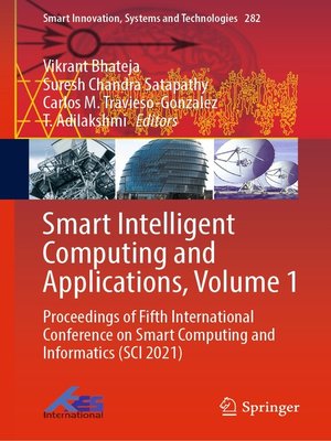 cover image of Smart Intelligent Computing and Applications, Volume 1
